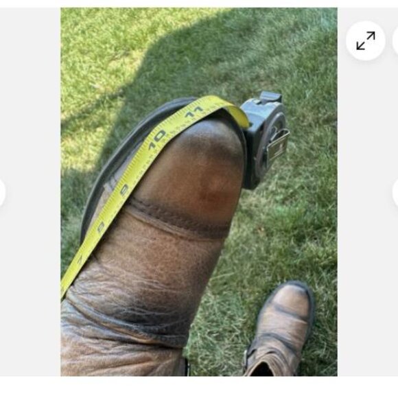 Earth Jericho Boots Women's 8 Brown Leather Comfort Cap Toe Biker Moto Buckle - Picture 9 of 9